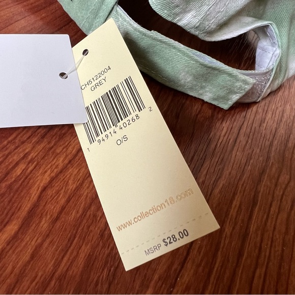 NWT 🍍Pineapple Green & White Baseball Cap - Picture 8 of 8